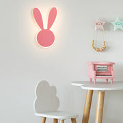 Creative LED Wall Sconce Lighting with Rabbit & Mouse Design | Warm Light for Kids' Rooms 0