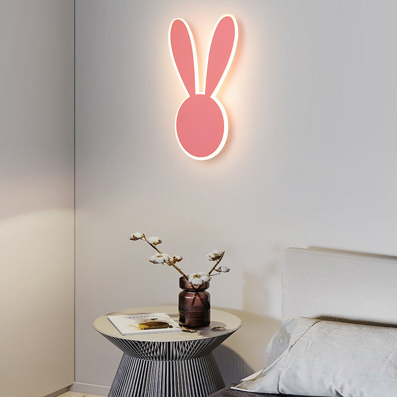 Creative LED Wall Sconce Lighting with Rabbit & Mouse Design | Warm Light for Kids' Rooms 2