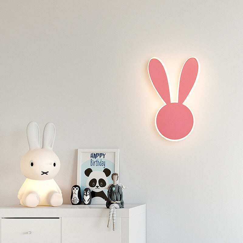 Creative LED Wall Sconce Lighting with Rabbit & Mouse Design | Warm Light for Kids' Rooms 5