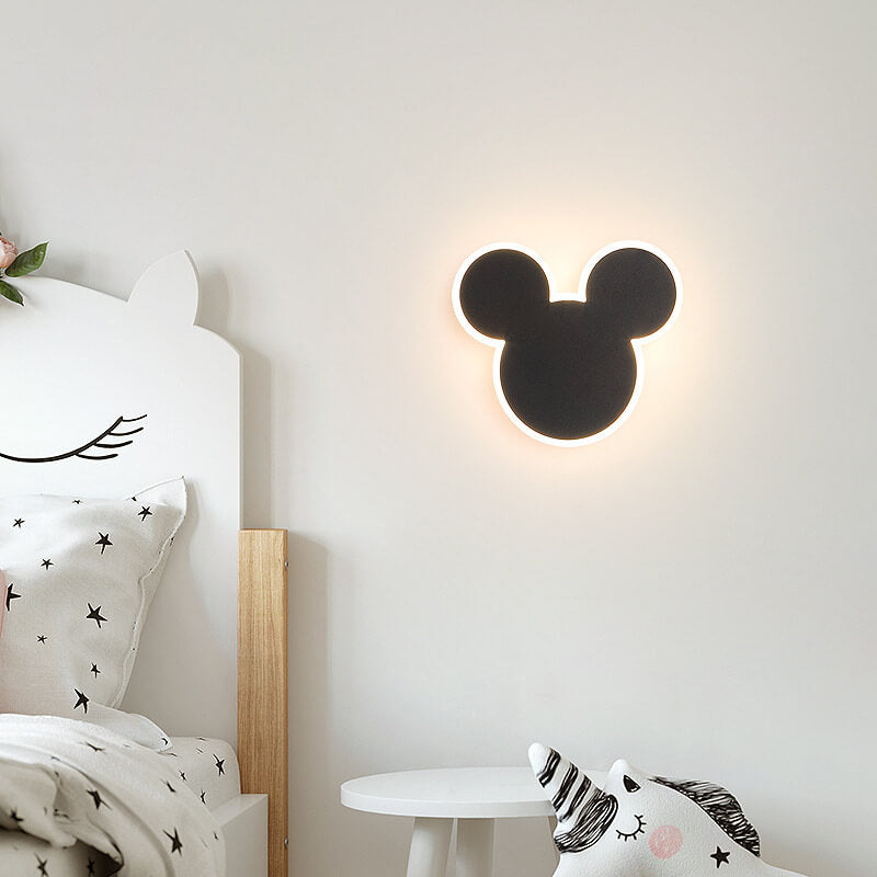 Creative LED Wall Sconce Lighting with Rabbit & Mouse Design | Warm Light for Kids' Rooms 8