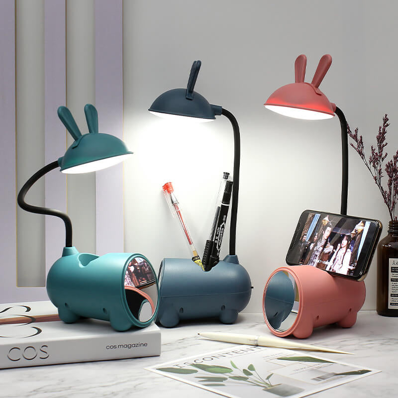 Creative Rabbit | Cordless Table Lamp with Touch Control & USB Connection | Modern LED Design for Home and Office 0