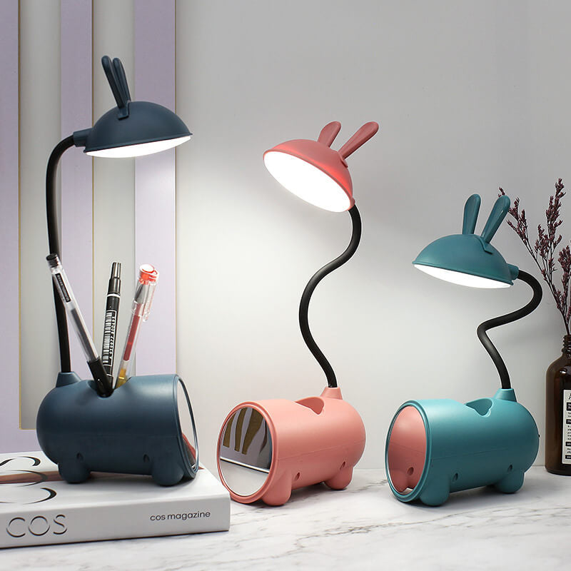 Creative Rabbit | Cordless Table Lamp with Touch Control & USB Connection | Modern LED Design for Home and Office 1