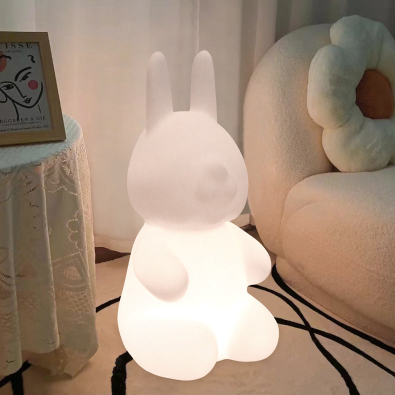 Creative Rabbit | Modern Floor Lamp with Adjustable Height & LED Lighting | Stylish PE Plastic Design for Living Room 2