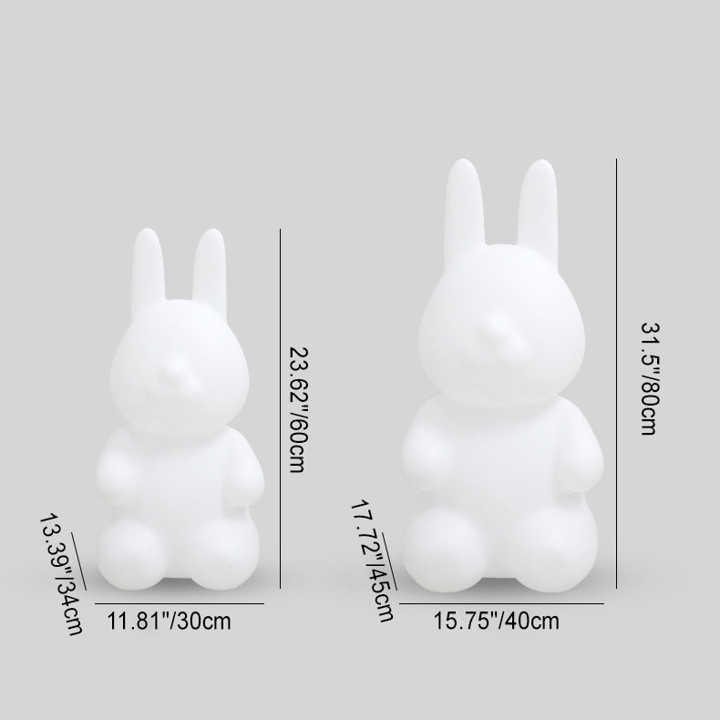 Creative Rabbit | Modern Floor Lamp with Adjustable Height & LED Lighting | Stylish PE Plastic Design for Living Room 4