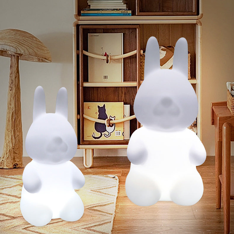 Creative Rabbit | Modern Floor Lamp with Adjustable Height & LED Lighting | Stylish PE Plastic Design for Living Room 8
