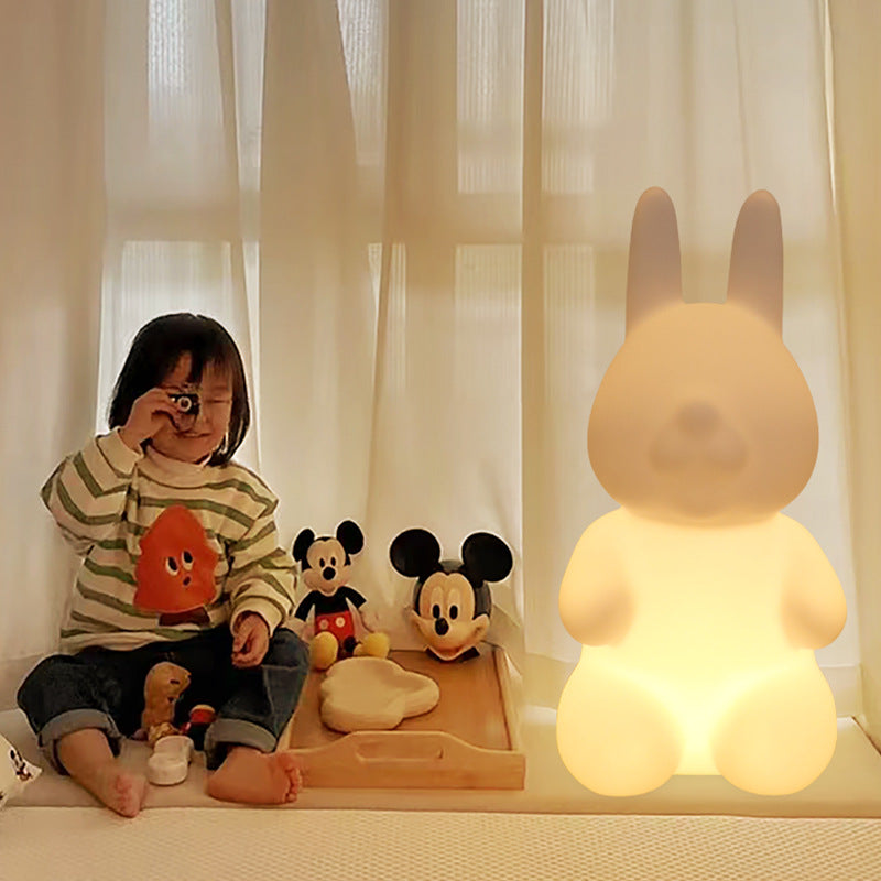 Creative Rabbit | Modern Floor Lamp with Adjustable Height & LED Lighting | Stylish PE Plastic Design for Living Room 9
