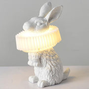 Creative Resin Table Lamp with Built-in LED Light | Modern Design for Bedroom and Living Room 0