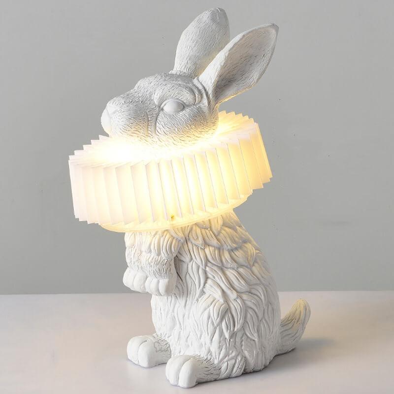 Creative Resin Table Lamp with Built-in LED Light | Modern Design for Bedroom and Living Room 0