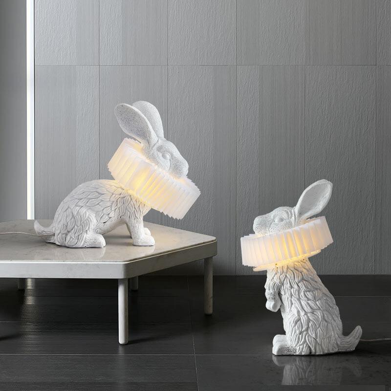 Creative Resin Table Lamp with Built-in LED Light | Modern Design for Bedroom and Living Room 1