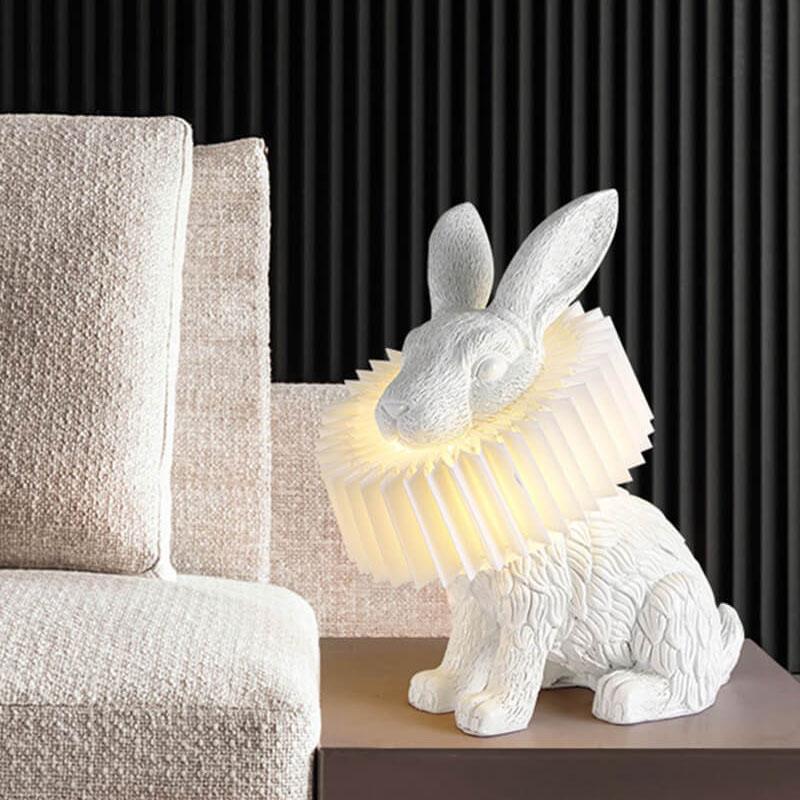 Creative Resin Table Lamp with Built-in LED Light | Modern Design for Bedroom and Living Room 6