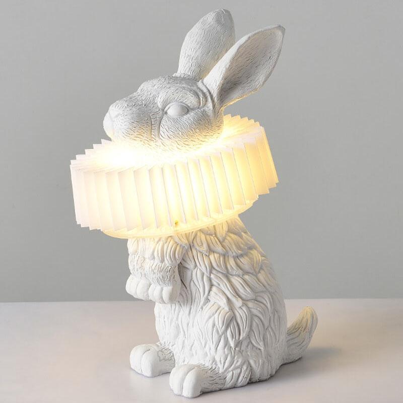 Creative Resin Table Lamp with Built-in LED Light | Modern Design for Bedroom and Living Room 7