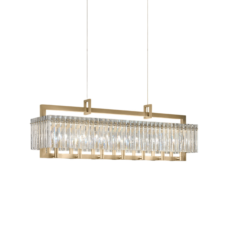 Freyza | Rever Luxury Brass Brass Glass Chandelier – Dining Room Living Room