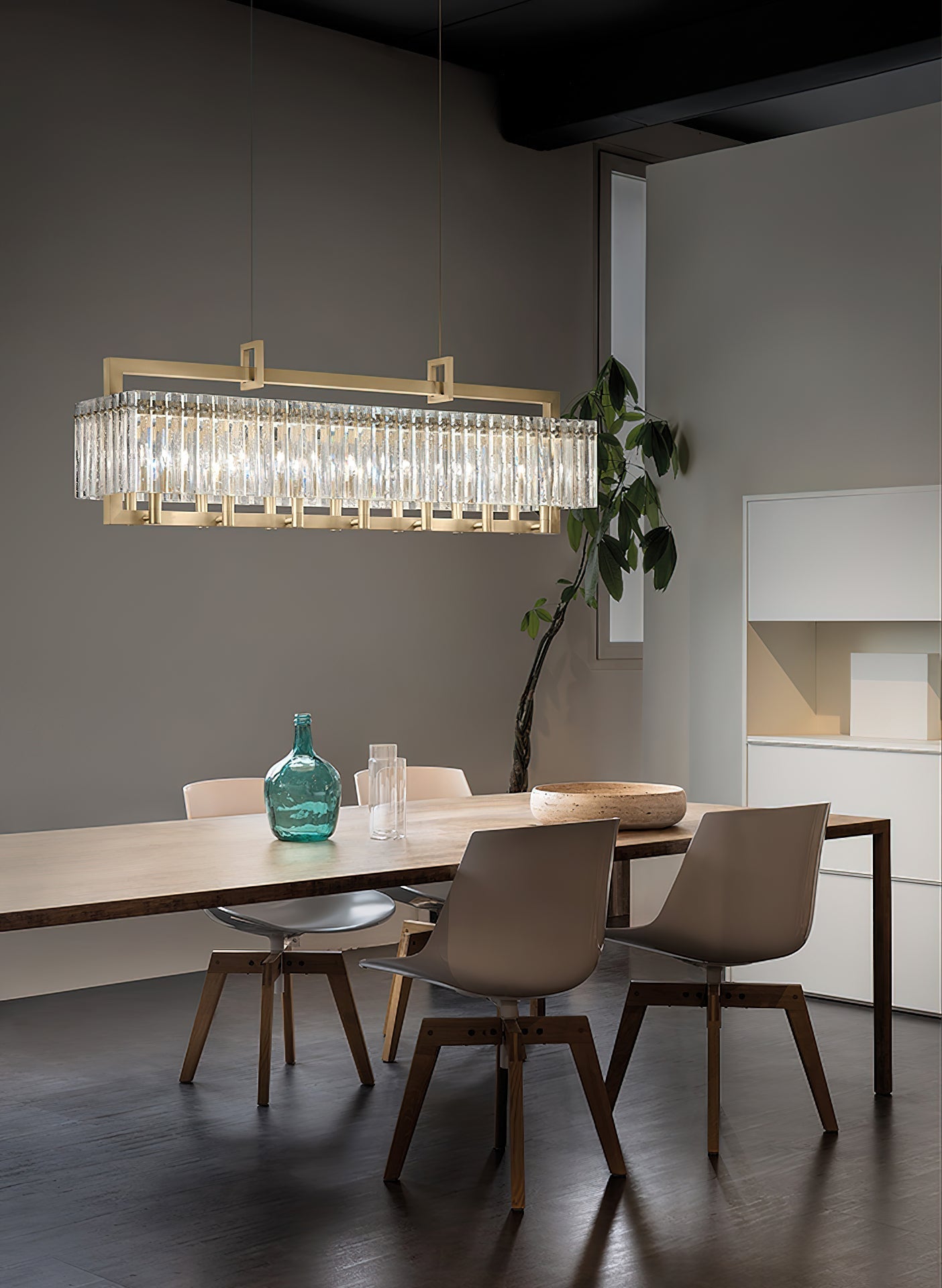Freyza | Rever Luxury Brass Brass Glass Chandelier – Dining Room Living Room