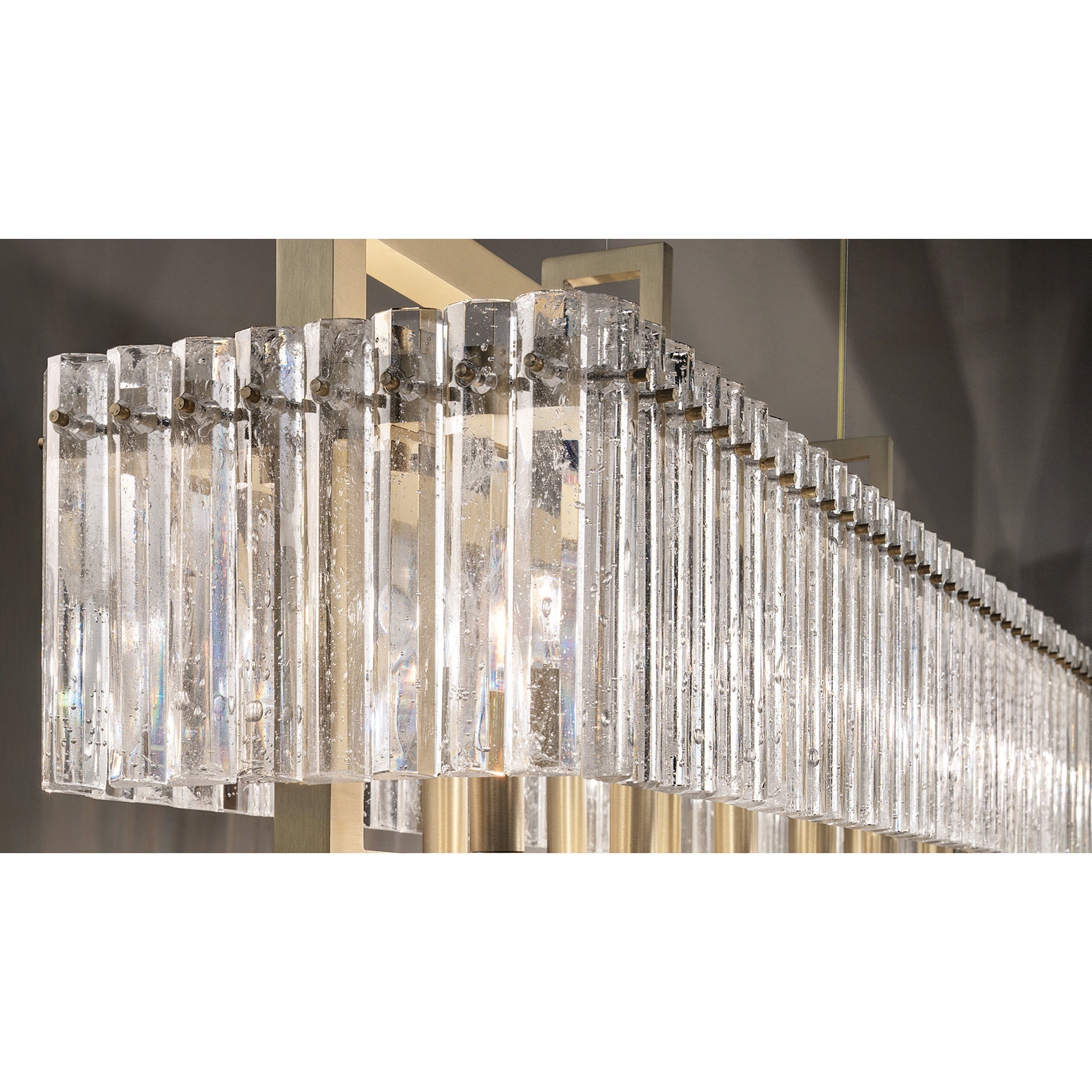 Freyza | Rever Luxury Brass Brass Glass Chandelier – Dining Room Living Room