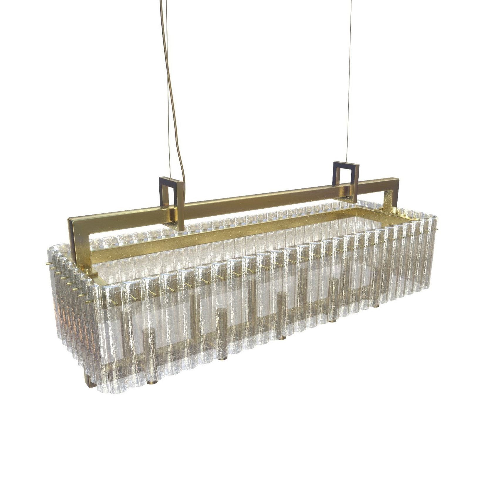 Freyza | Rever Luxury Brass Brass Glass Chandelier – Dining Room Living Room