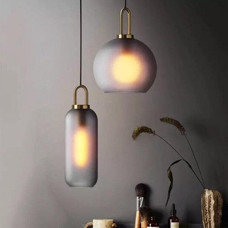 Freyza - CrestCollection | Elegant Glass Kitchen Pendant Lighting Fixture