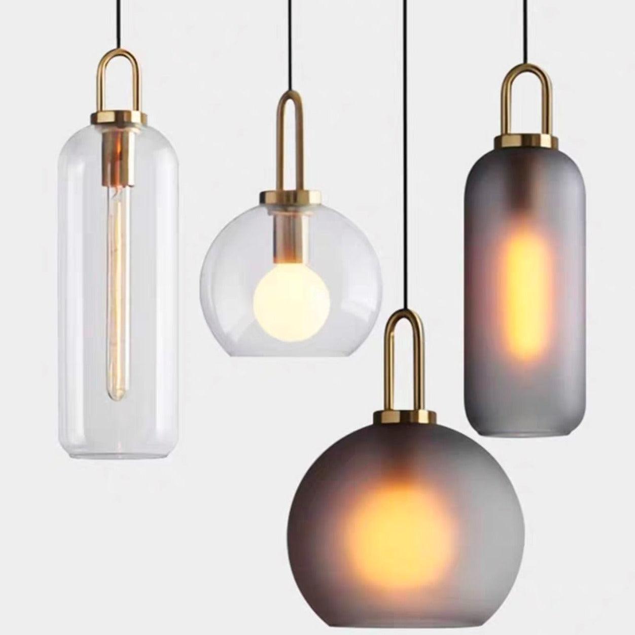 Freyza - CrestCollection | Elegant Glass Kitchen Pendant Lighting Fixture
