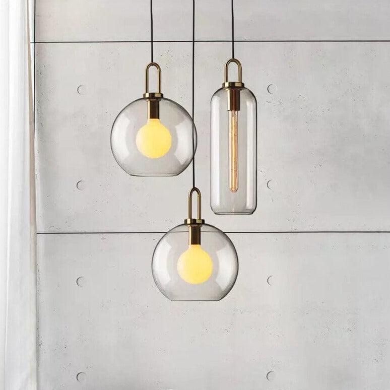 Freyza - CrestCollection | Elegant Glass Kitchen Pendant Lighting Fixture