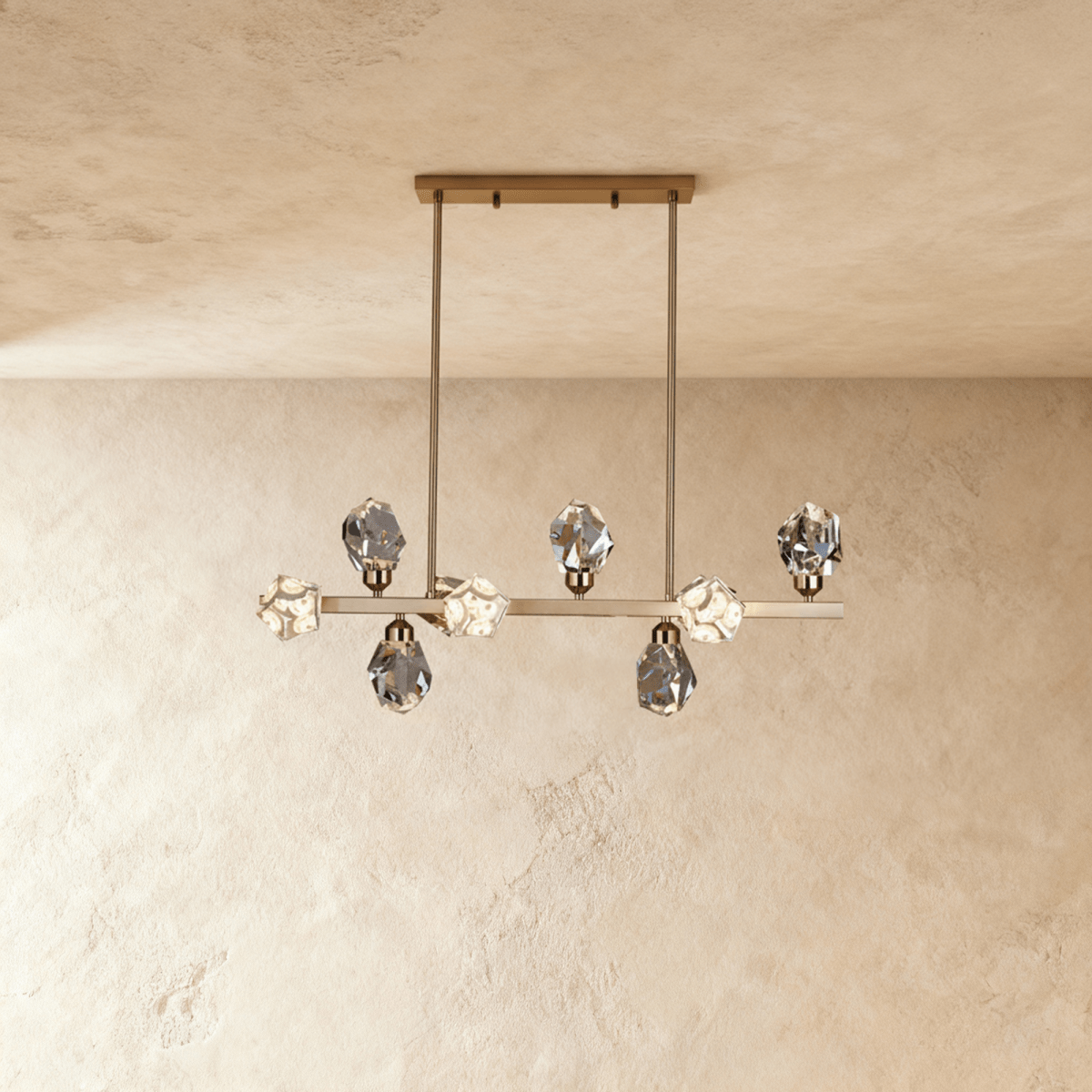 Freyza - CristalAura | Elegant Contemporary Crystal Chandelier Lighting