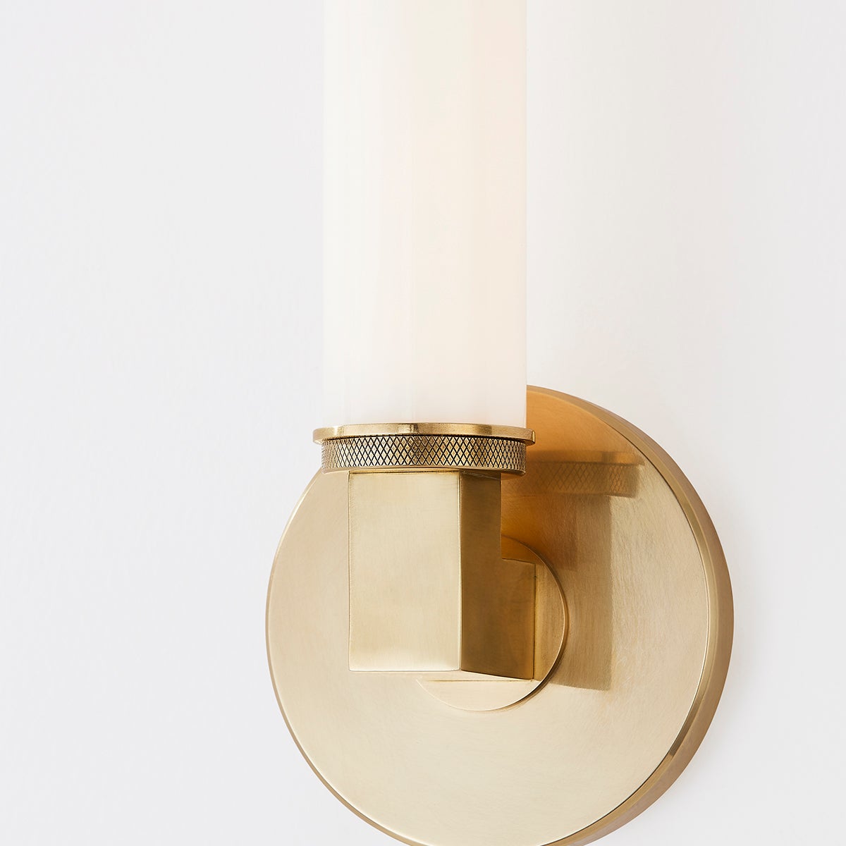 Freyza | Uplift Brass Glass Brass Glass Wall Light – Bedroom Hallway