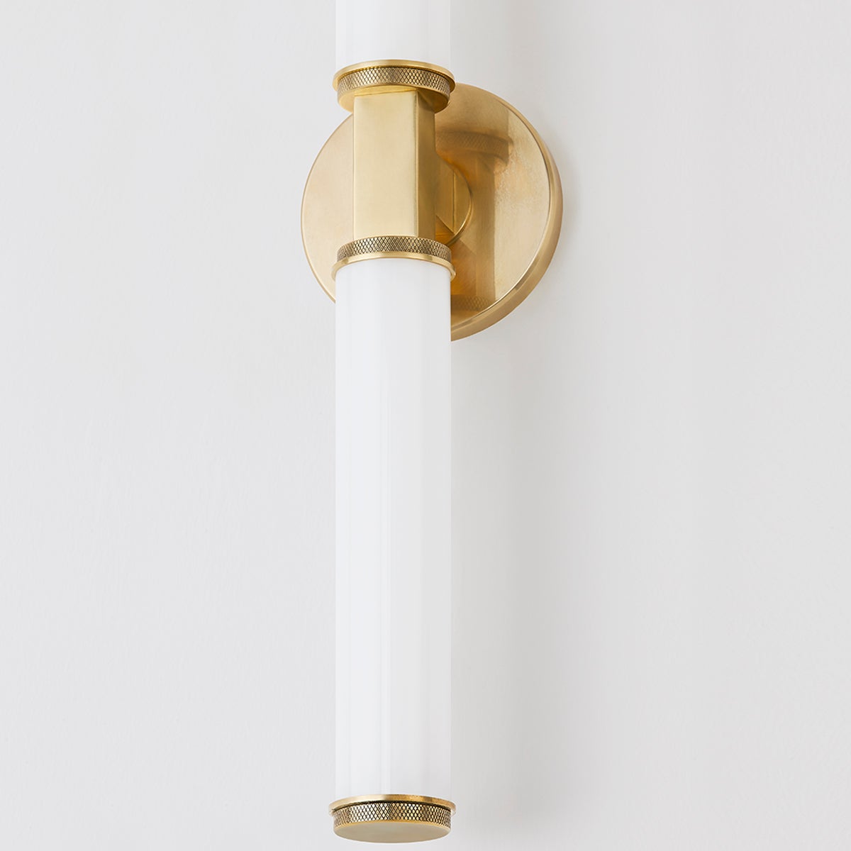 Freyza | Uplift Brass Glass Brass Glass Wall Light – Bedroom Hallway
