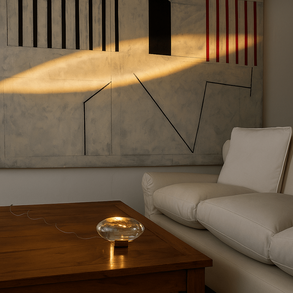 CrystalAura | Elegant Colorful LED Table Lamp with Nickel Base 5