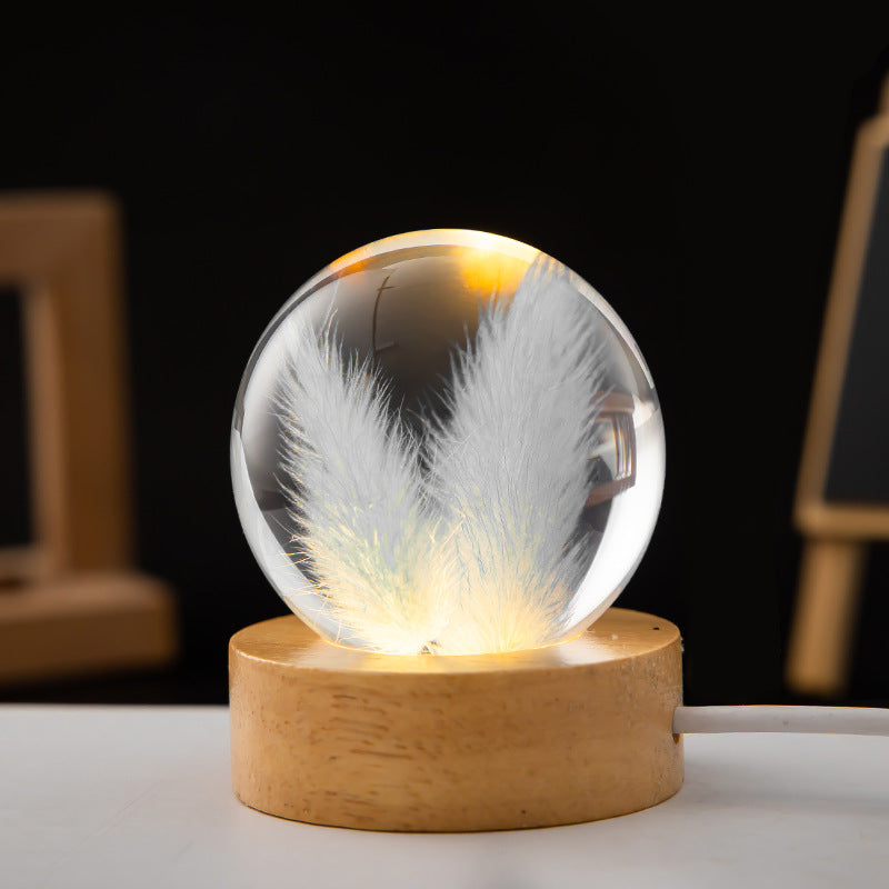 CrystalAura | Enchanting LED Night Light with Magical Glow 2