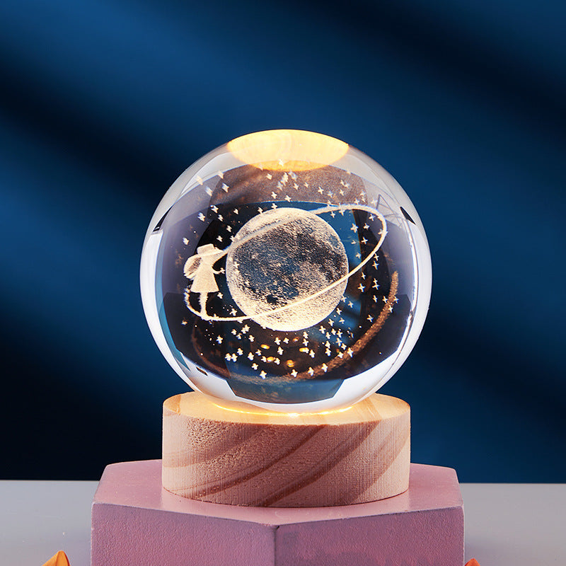 CrystalGlow | Enchanting LED Night Light Lamp with 3D Effect Design 10