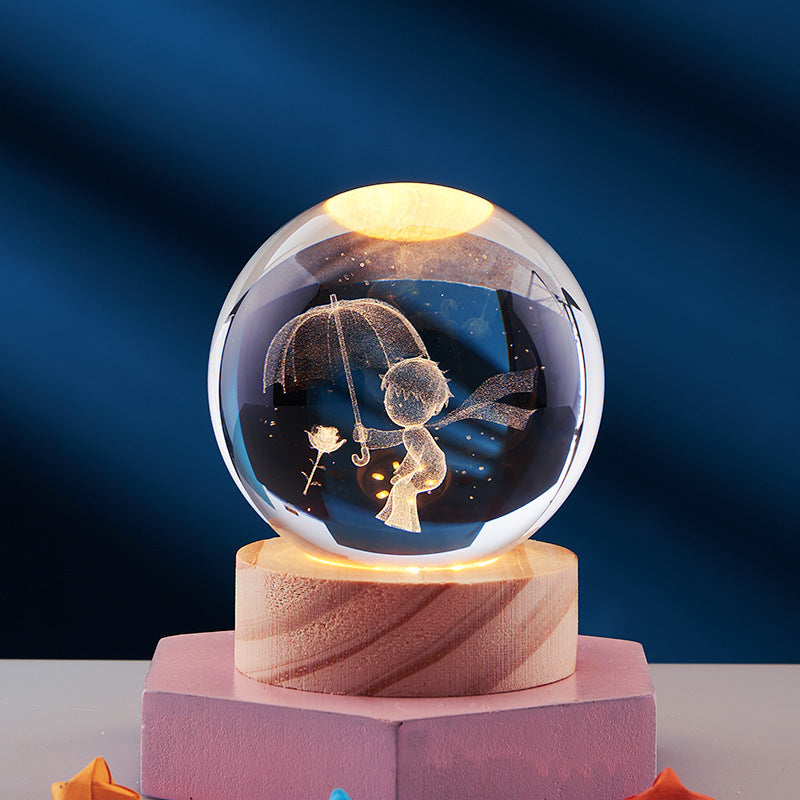 CrystalGlow | Enchanting LED Night Light Lamp with 3D Effect Design 13