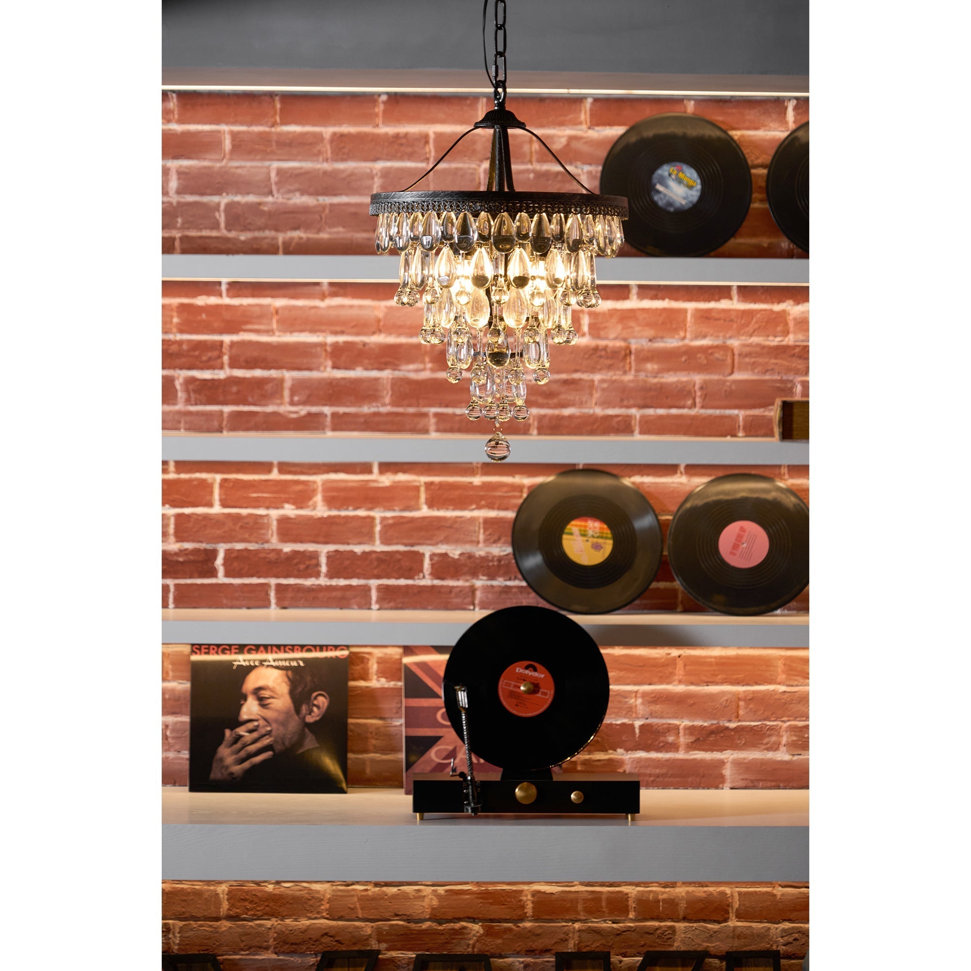 Freyza | Blink Unique Inverted Crystal Chandelier – Dining Room Living Room