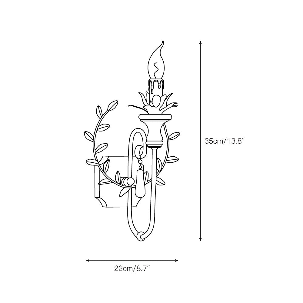 Freyza | Charm Wooden Wall Wood Wall Light – Bedroom Hallway