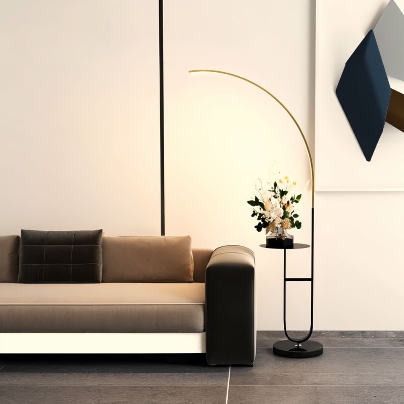 Curva | Modern Dimmable Multifunctional Side Table Lamp with Storage 0