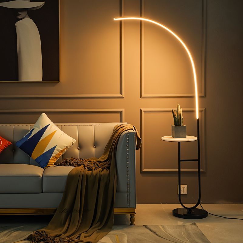 Curva | Modern Dimmable Multifunctional Side Table Lamp with Storage 3