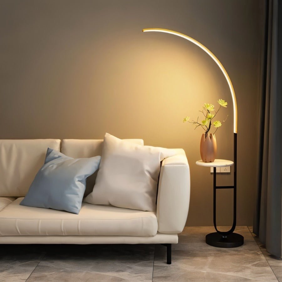 Curva | Modern Dimmable Multifunctional Side Table Lamp with Storage 4