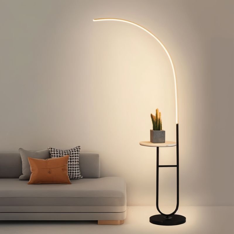 Curva | Modern Dimmable Multifunctional Side Table Lamp with Storage 6