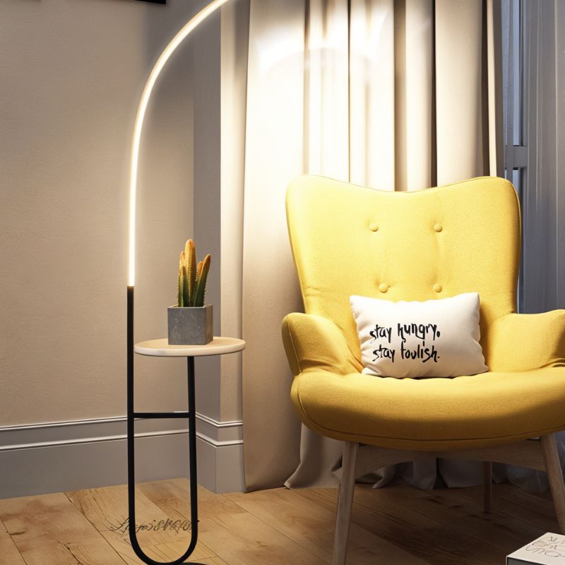 Curva | Modern Dimmable Multifunctional Side Table Lamp with Storage 7