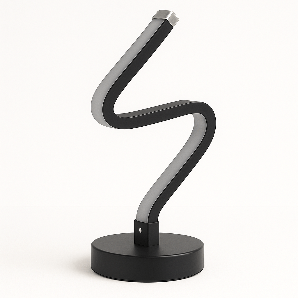 Curvella | Elegant Modern Aluminum LED Table Lamp Design 1