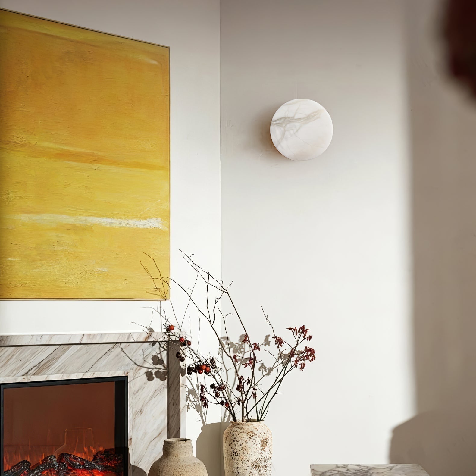 Freyza | Applique murale Olzorira Alabaster – chambre, couloir