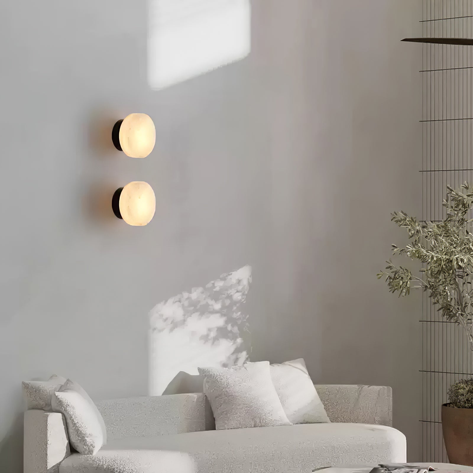 Freyza | Applique murale Olzorira Alabaster – chambre, couloir