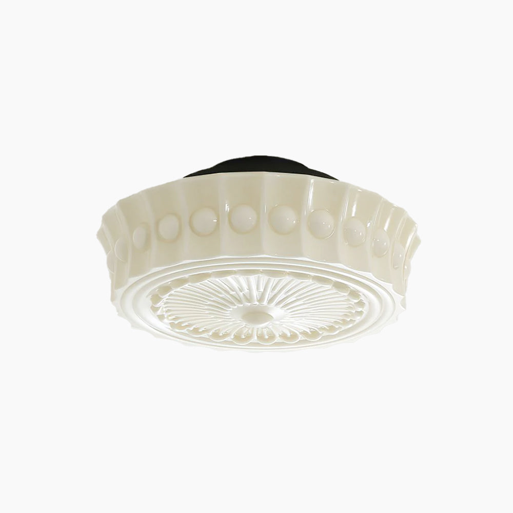 Freyza | Plafonnier encastré en verre – Chambre, couloir, cuisine