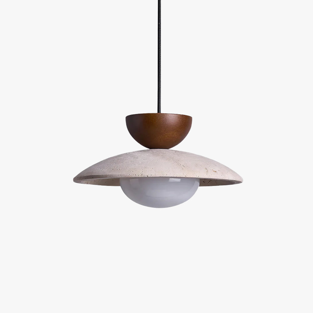 Suspension en travertin Freyza | Cleo – Luminaire pour cuisine et salle à manger