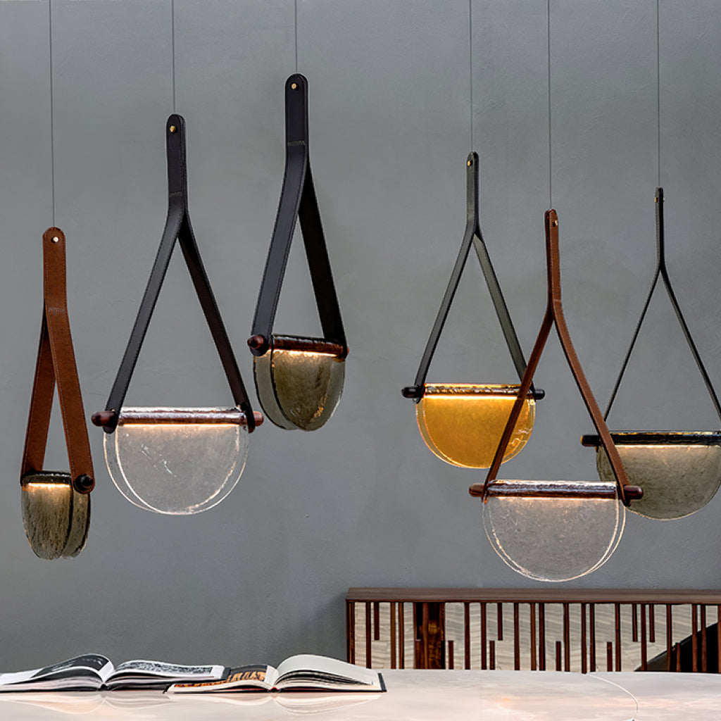 Freyza | Knack Art Glass Glass Pendant Light – Kitchen Dining Room