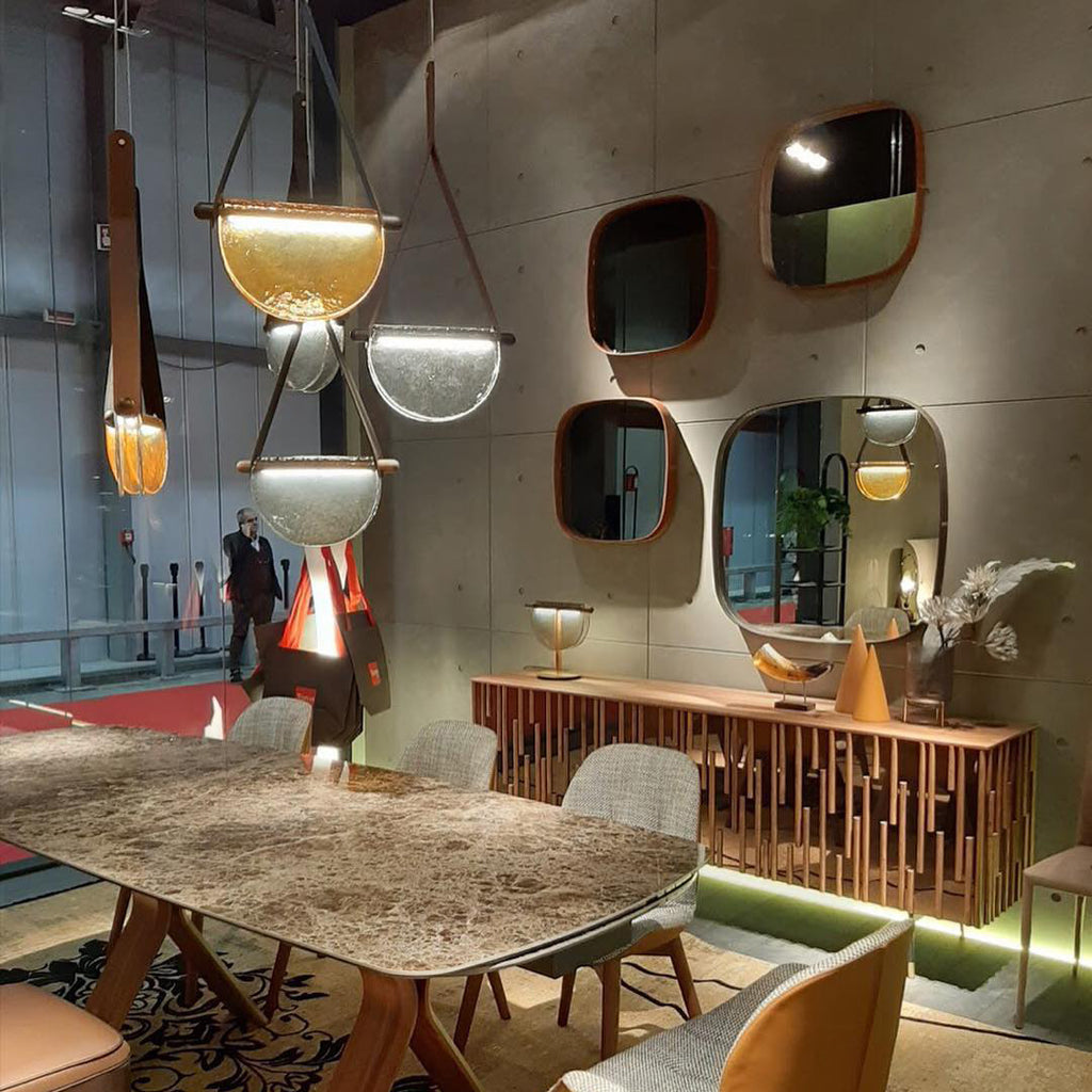 Freyza | Knack Art Glass Glass Pendant Light – Kitchen Dining Room