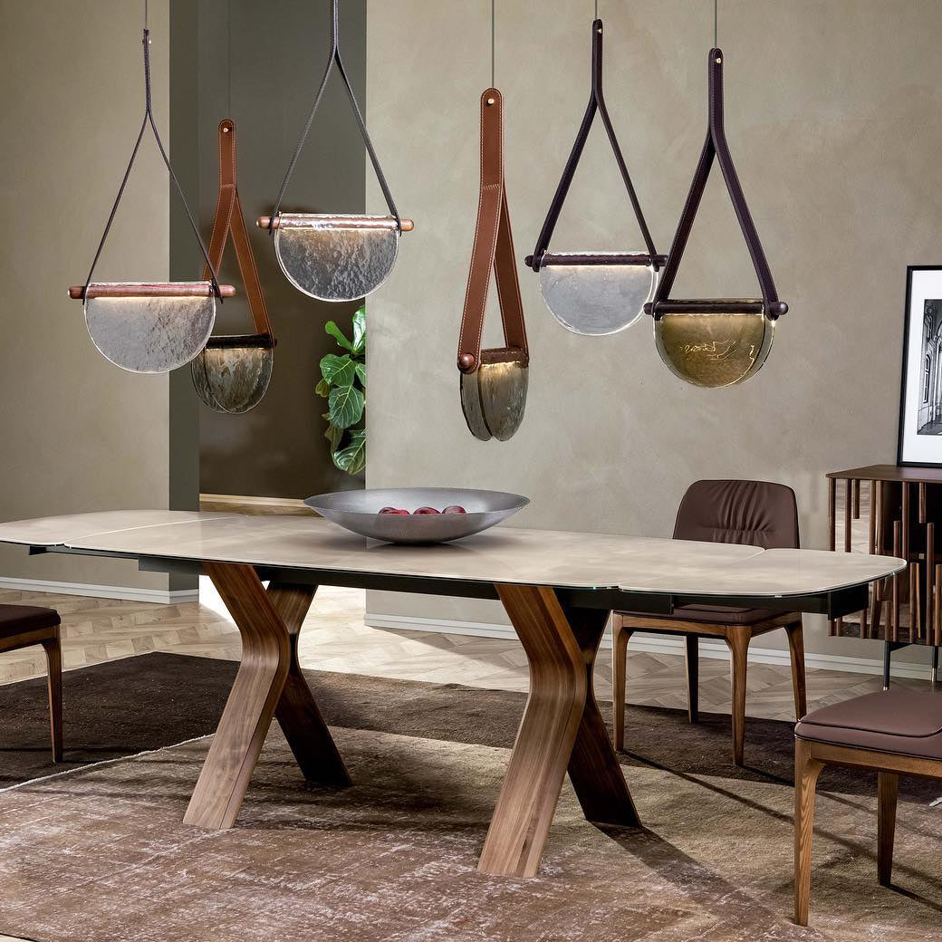 Freyza | Knack Art Glass Glass Pendant Light – Kitchen Dining Room