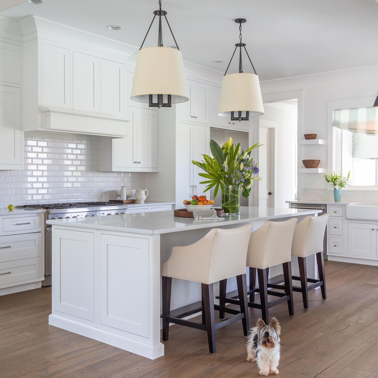 Freyza | Loom Vintage Industrial Brass Fabric Pendant Light – Industrial Kitchen Dining Room