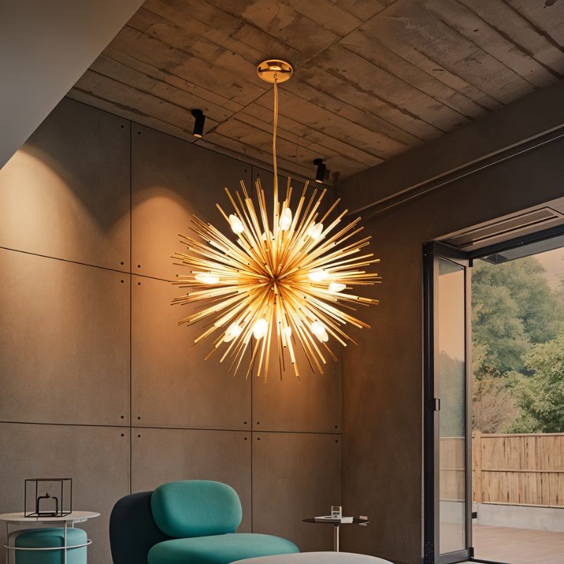Freyza - DandelionGlow | Elegant Vintage Modern Chandelier with Adjustable Lighting