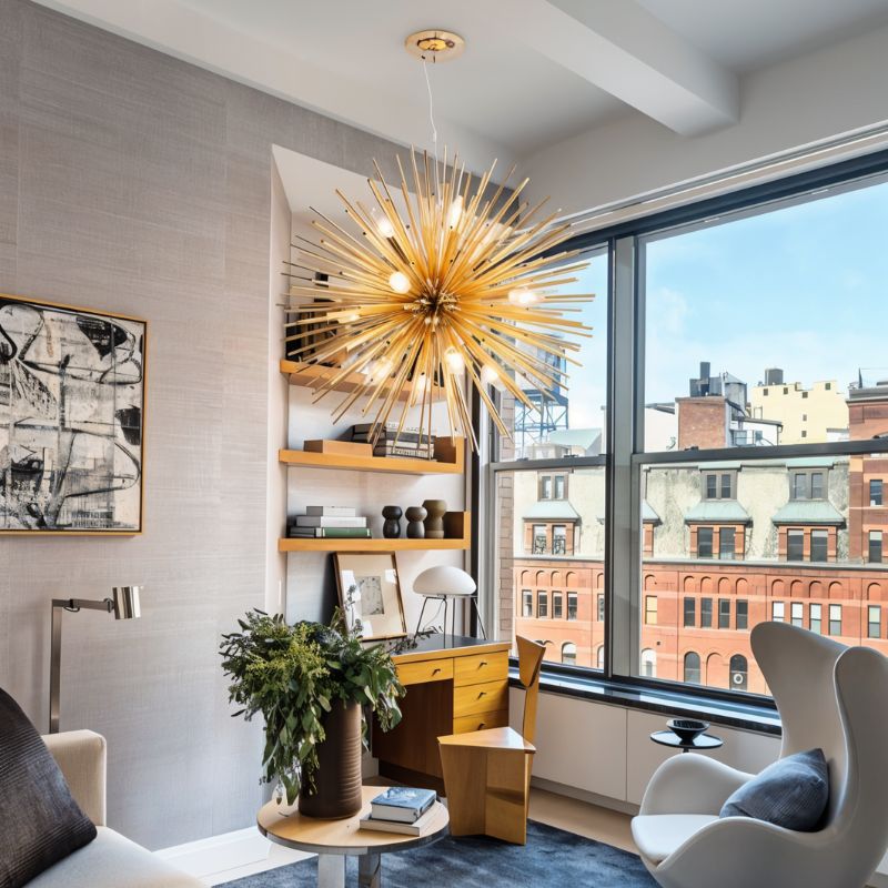 Freyza - DandelionGlow | Elegant Vintage Modern Chandelier with Adjustable Lighting