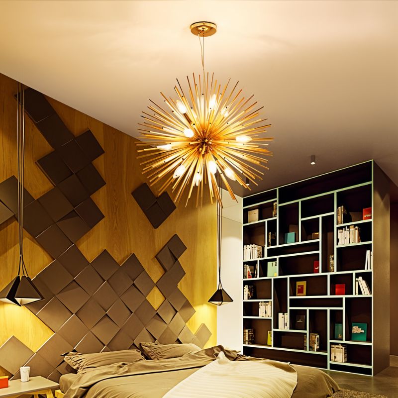 Freyza - DandelionGlow | Elegant Vintage Modern Chandelier with Adjustable Lighting