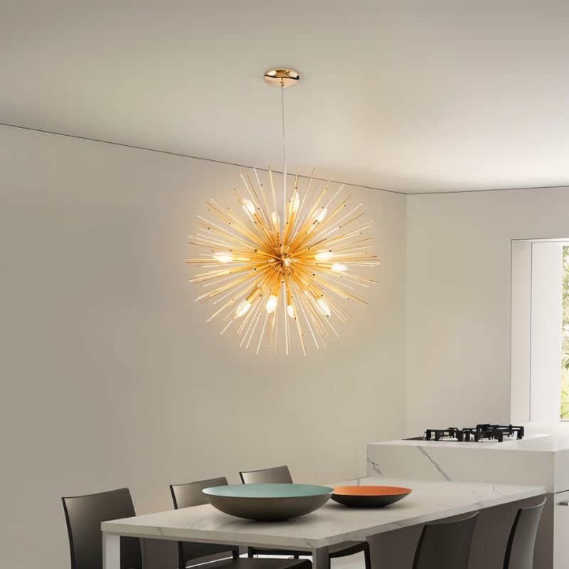 Freyza - DandelionGlow | Elegant Vintage Modern Chandelier with Adjustable Lighting