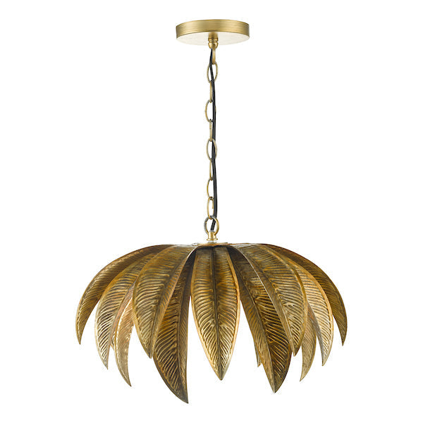 Freyza - Dar Cara Pendant Antique Gold
